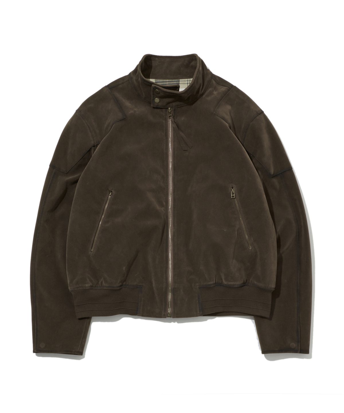펜필드(PENFIELD) [TRAILWEAR]포우 스웨이드 라이더 해링턴 자켓 브라운_FS3WJ55U