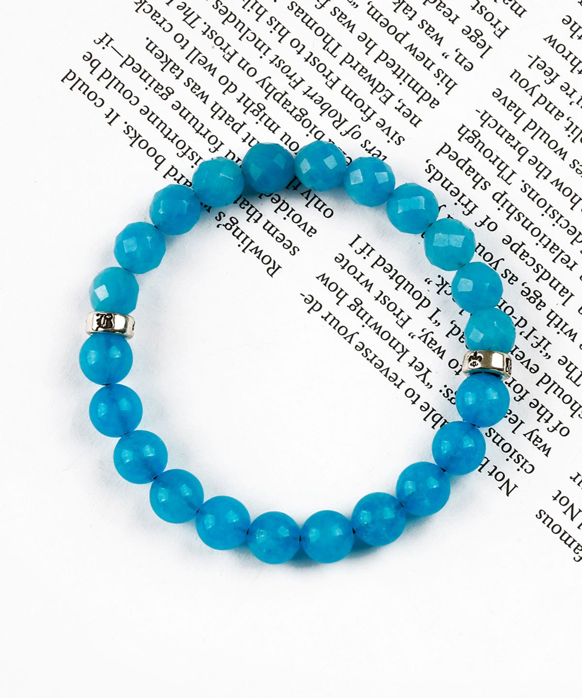 쇼브오프(SHOVEOFF) SVB-1020 아쿠아마린 사일런트 블루 브레이슬릿 8mm