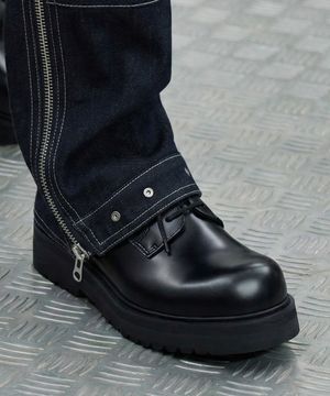 [SECOND.A Light] 볼륨 라운드토 5CM 더비 SL27 [SHINE BLACK]