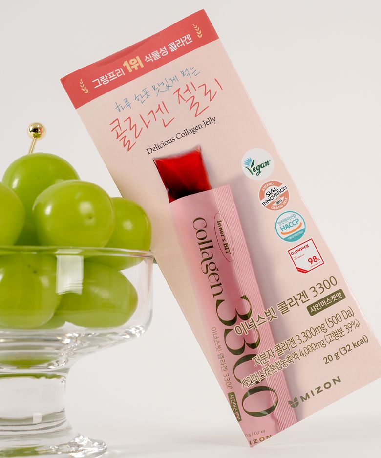 이너스빗 프리미엄 식물성 비건 먹는 콜라겐 젤리스틱 3300mg (20g X 1포)