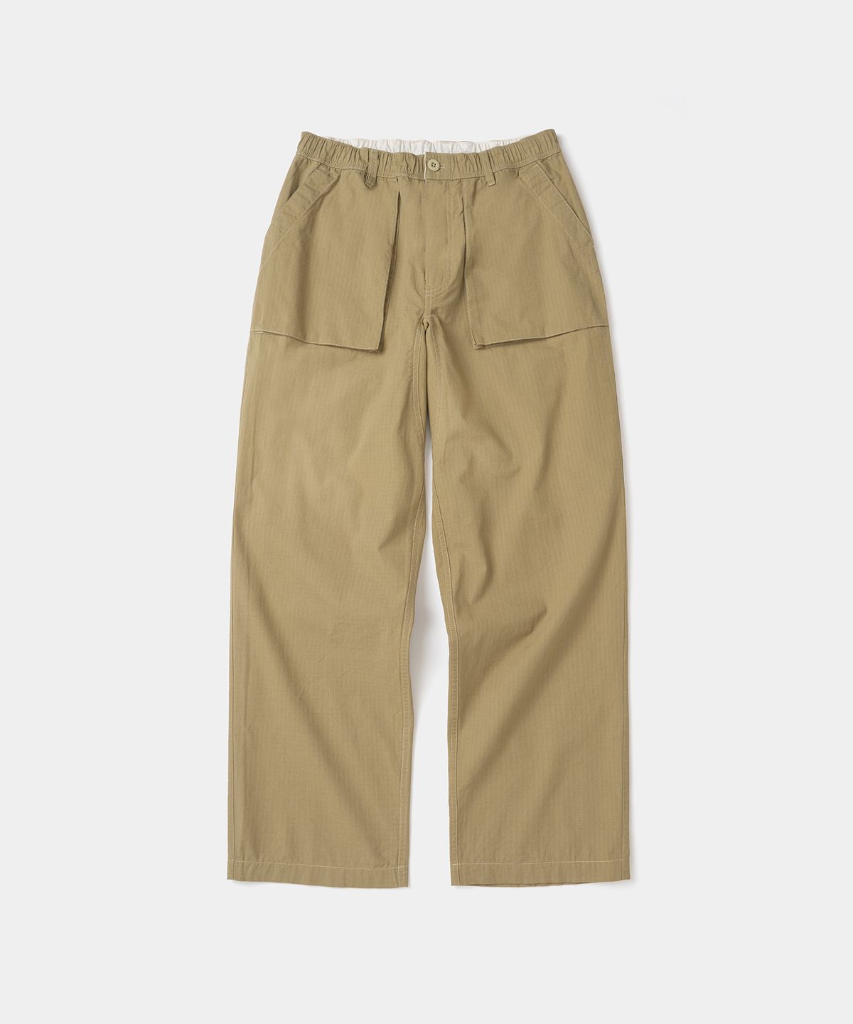 유니폼브릿지(UNIFORM BRIDGE) comfort ripstop fatigue pants dark beige