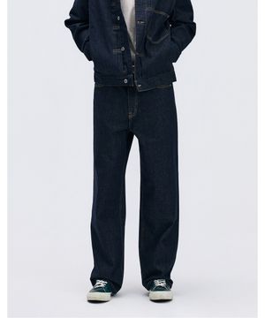 아카이브 인디고 스트레이트 데님 팬츠  IEPA6E401N3
