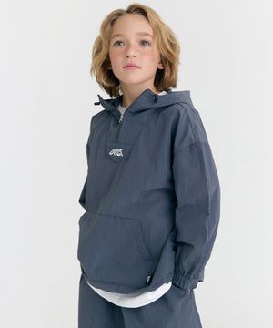 F18 미니로고 반목 아노락 (그레이)