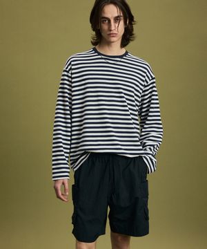 볼드 리버서블 스트라이프 롱 슬리브 티셔츠  IETS6E202N2