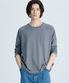 슬러브 롱 슬리브 티셔츠 IETS6E205G2