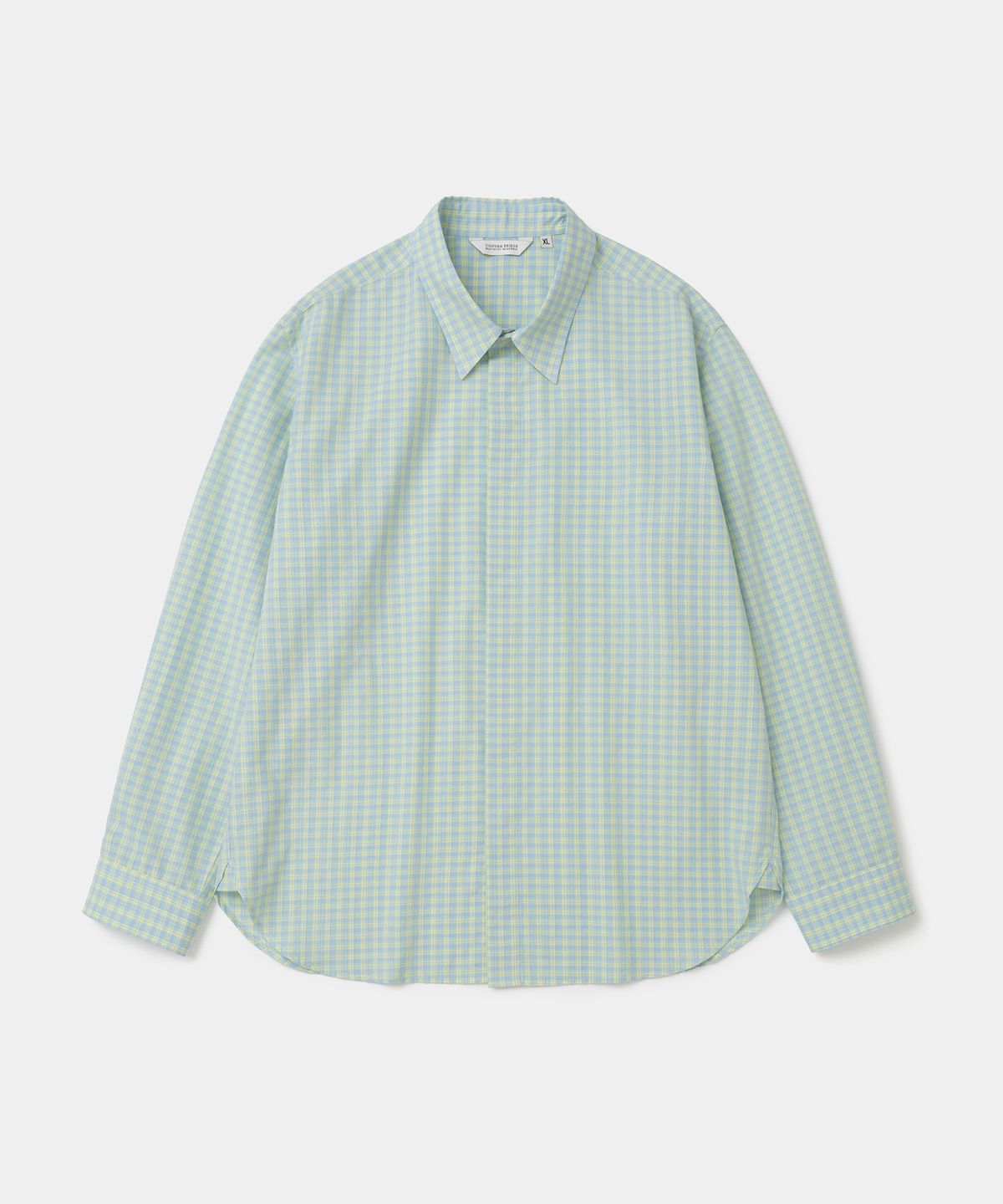 유니폼브릿지(UNIFORM BRIDGE) hidden button check shirt yellow