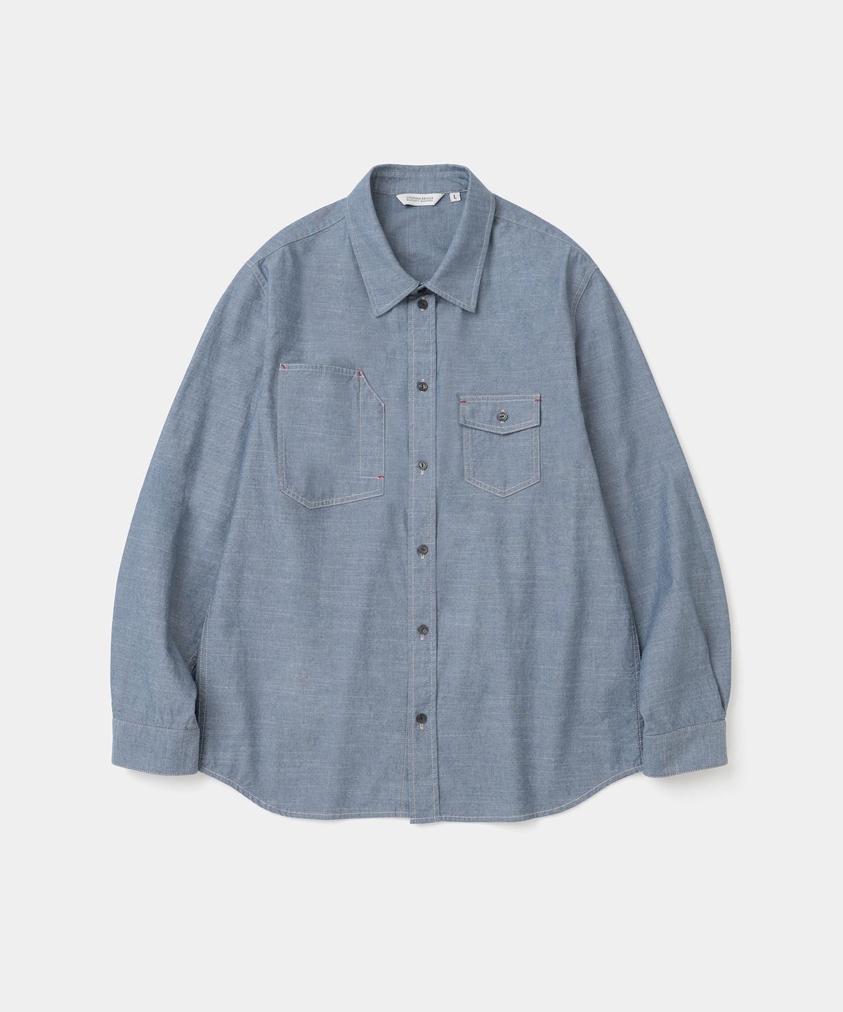 유니폼브릿지(UNIFORM BRIDGE) chambray shirt blue