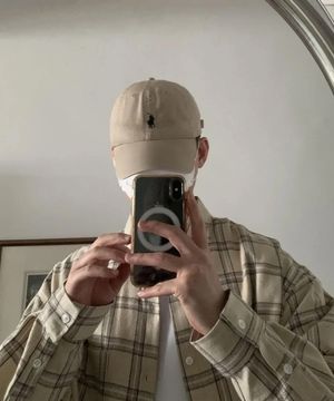 더 시티 헤비 체크 셔츠 (아이보리)