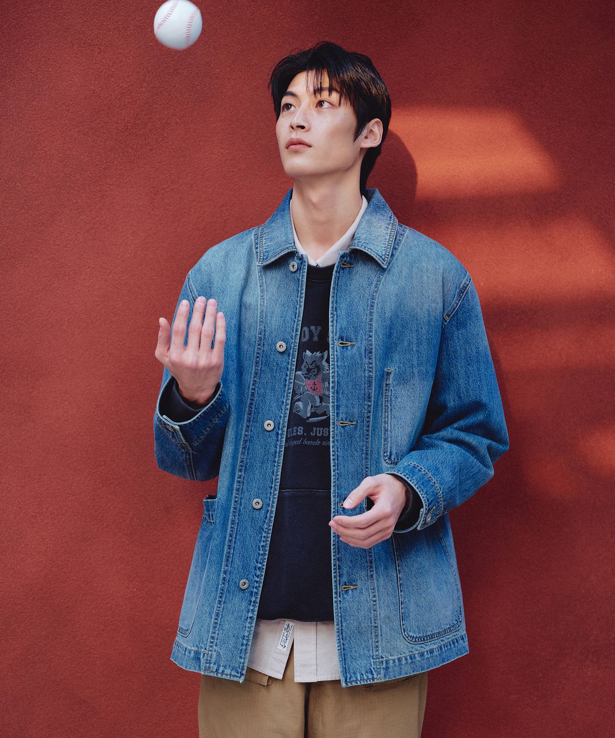 유니폼브릿지(UNIFORM BRIDGE) denim coverall jacket indigo blue