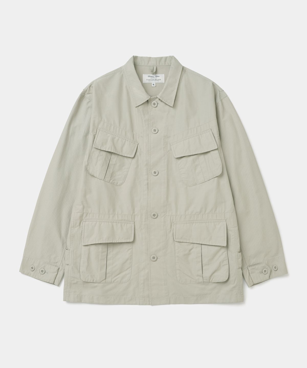 유니폼브릿지(UNIFORM BRIDGE) jungle pocket fatigue jacket olive