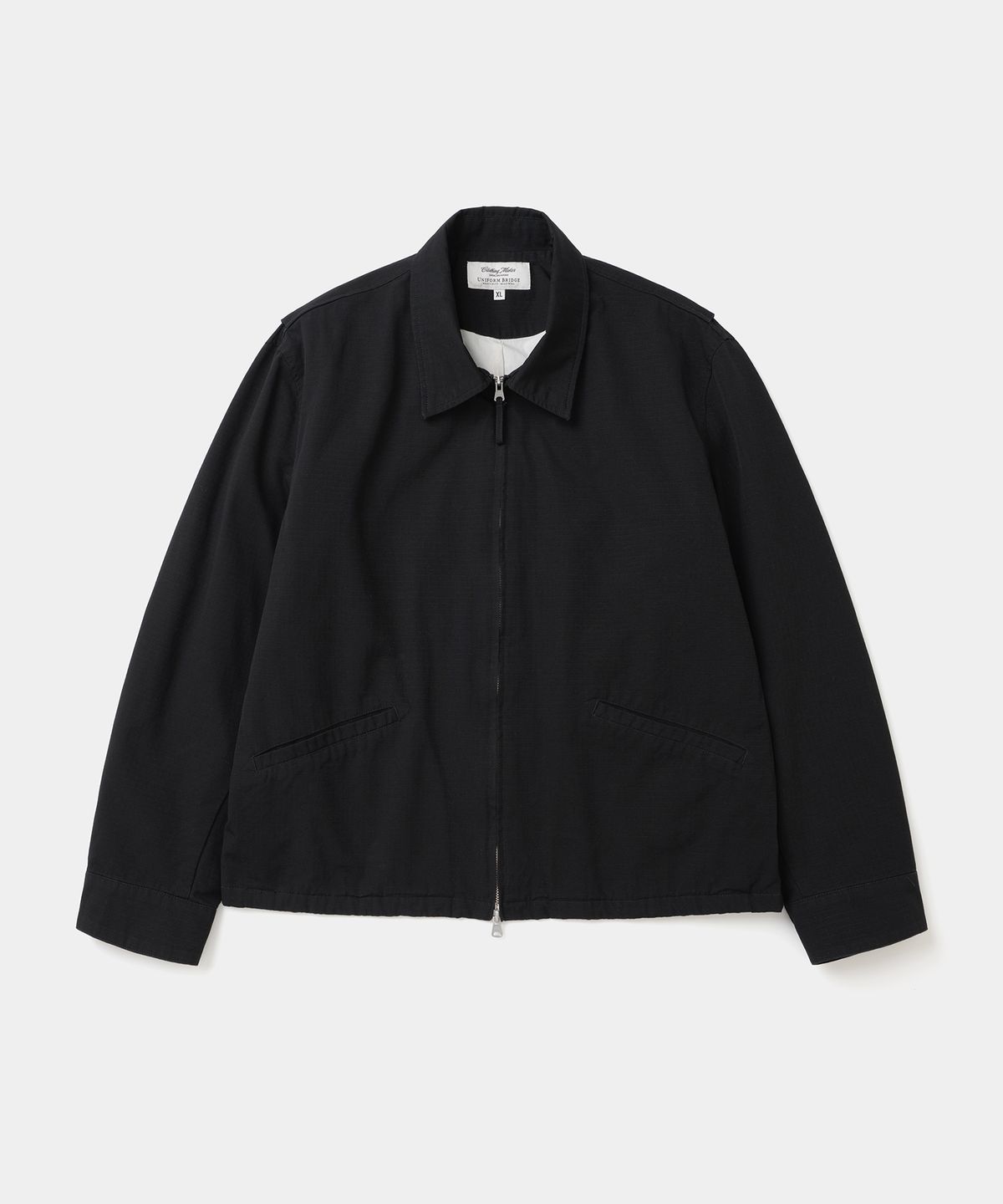 유니폼브릿지(UNIFORM BRIDGE) drizzler cotton jacket black