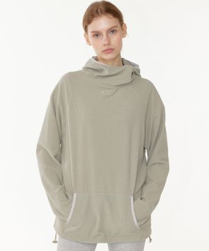 NOI1801 와플 워머 후드 (베이지)