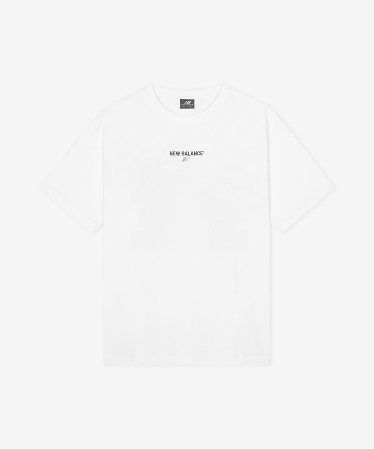뉴발란스(NEW BALANCE) NBNEG21403 / UNI 에센셜 센터로고 반팔티 (WHITE)