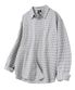 소프트 베이직 라이트 체크셔츠 그레이