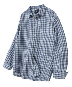 소프트 베이직 라이트 체크셔츠 블루