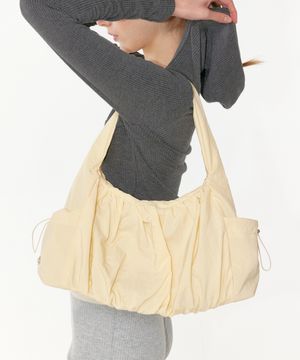 NOI1812 셔링 숄더백 (아이보리)