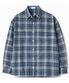 더 스테디 체크셔츠(빈티지 블루)