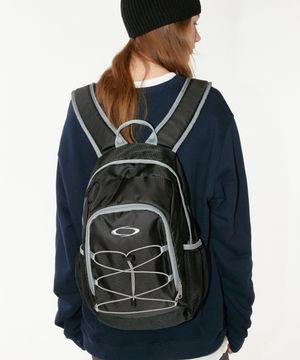 NOI1826 스트링 메시포켓 백팩 (블랙)