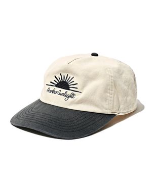 VTG 워시드 리뉴얼 선라이트 볼 캡 아이보리 블랙