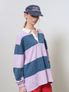 UNISEX 스트라이프 럭비 티셔츠 [VIOLET] / GF1UKP006
