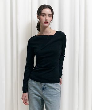 소프트 드레이프 니트 (블랙)