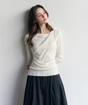 소프트 드레이프 니트 (아이보리)