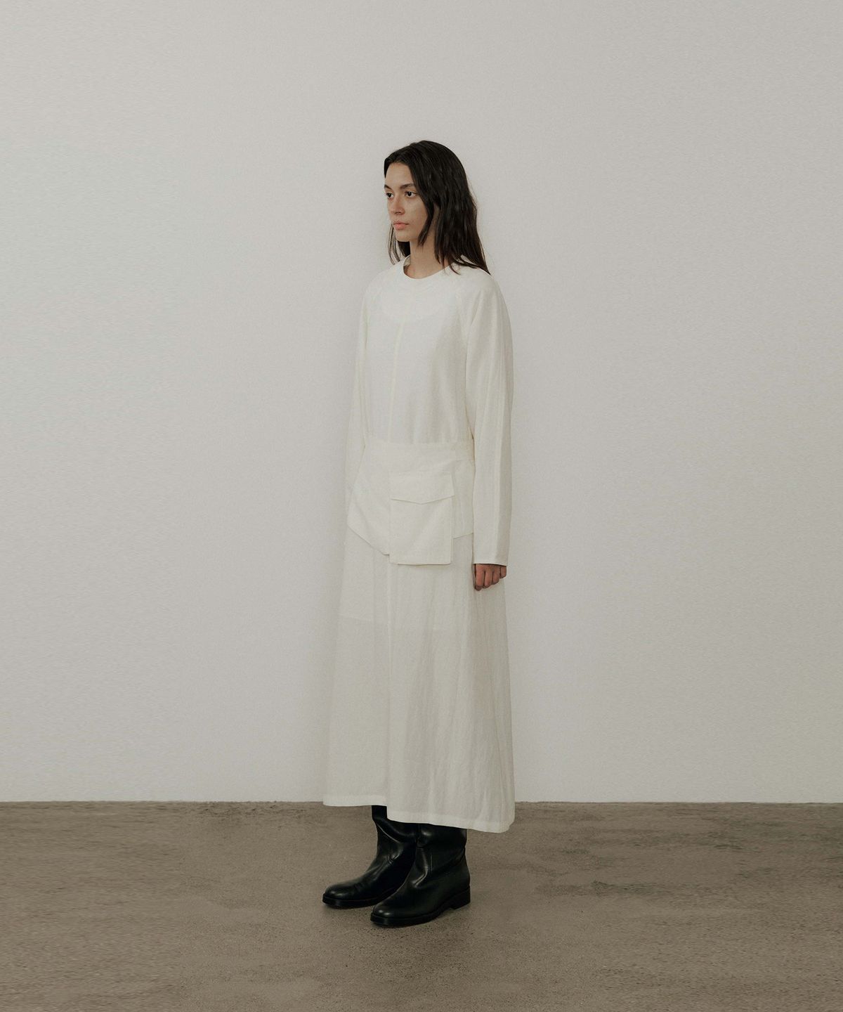 더 릴(THE LILLE) Belted One-Piece_Ivory