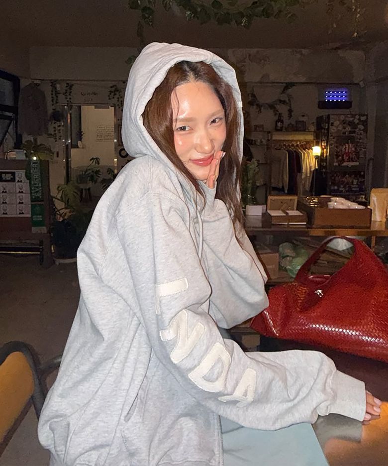 Logo Patched Hoodie Zip-Up, M.GREY
