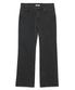 [13oz] 스트레이트 플레어 데님 팬츠 솔리드 블랙