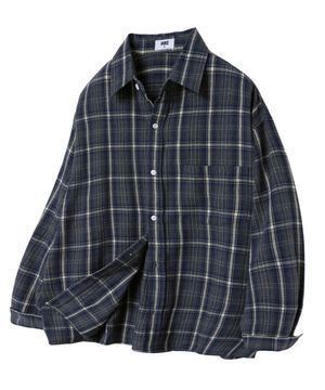 빈티지 스테디 체크셔츠 (빈티지 블루)