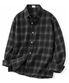 더 스테디 체크셔츠 (블랙)