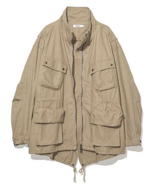 VTG 캔버스 사파리 필드 자켓 베이지