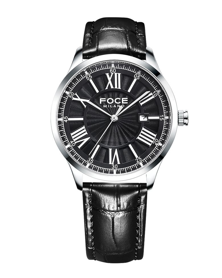 포체밀라노 40mm 남성 가죽시계 FM5879GL-BK