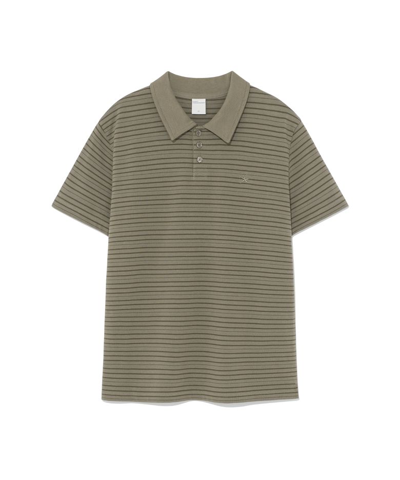 TCM stripe pk T (khaki brown)