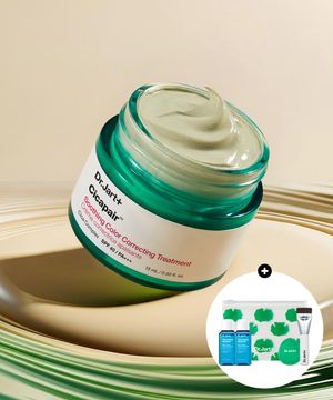 시카페어 수딩 컬러 코렉팅 수딩 트리트먼트 15ml +메이크업 툴 세트 + 바이탈 하이드라 솔루션 플럼프 에센스 15ml 2개