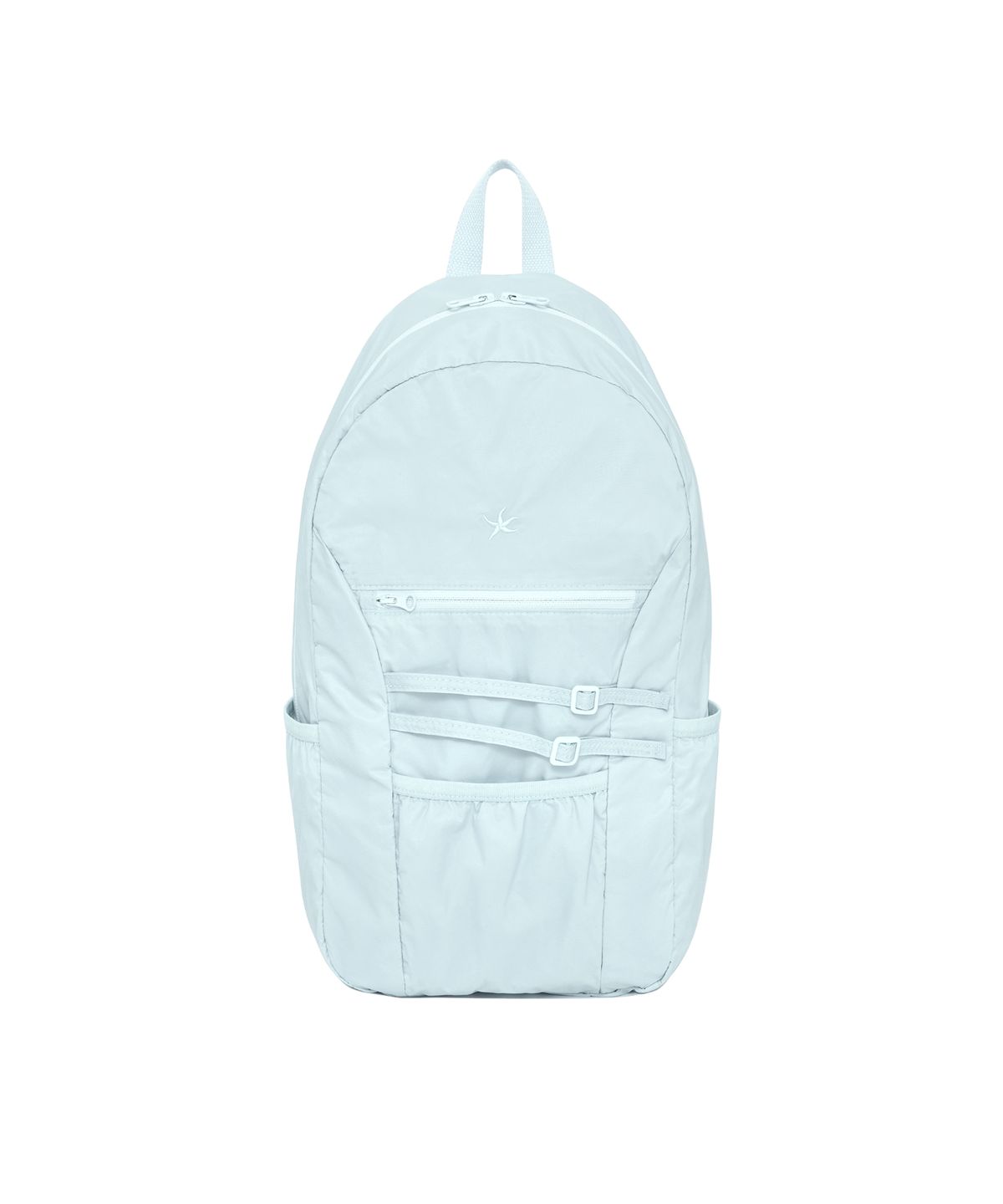 더콜디스트모먼트(THE COLDEST MOMENT) TCM belt strap nylon backpack (sky blue)