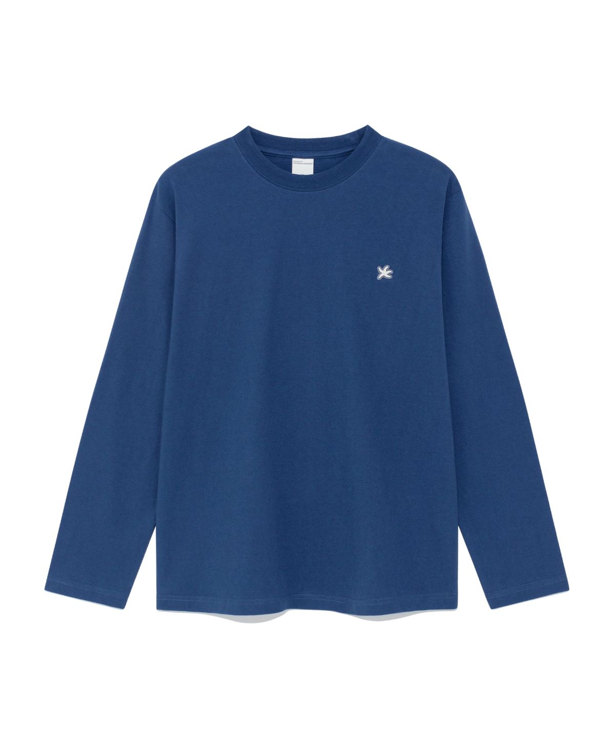 더콜디스트모먼트(THE COLDEST MOMENT) TCM mini logo label long sleeve (dark navy)