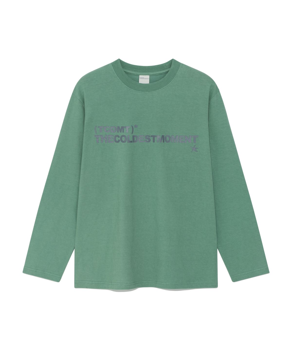 더콜디스트모먼트(THE COLDEST MOMENT) TCM box long sleeve (ash green)