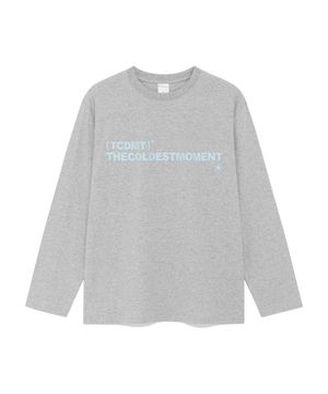 TCM box long sleeve (melange grey)