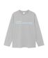 TCM box long sleeve (melange grey)