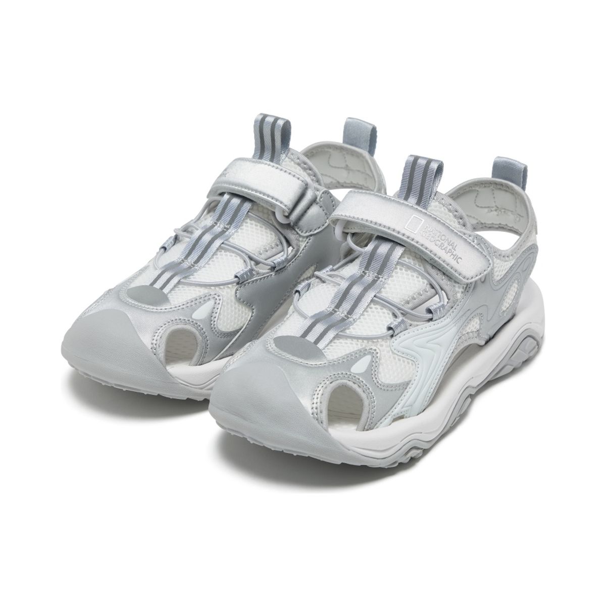 내셔널지오그래픽 키즈(NATIONAL GEOGRAPHIC KIDS) K262KSD390 블릿츠 샌들 V2 SILVER