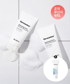 2PACK 더마클리어 클렌징 폼 120ml + 파워더마 베리어 크림 7ml 1개 증정