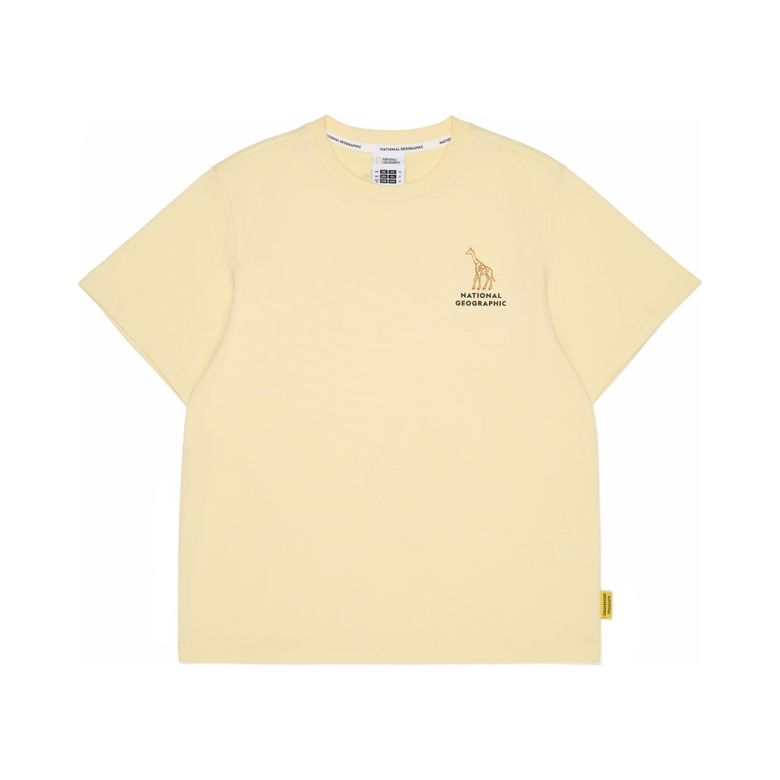 K265UTS950 동물 실루엣 반팔 티셔츠 BUTTER