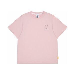 K265UTS950 동물 실루엣 반팔 티셔츠 SILVER PINK