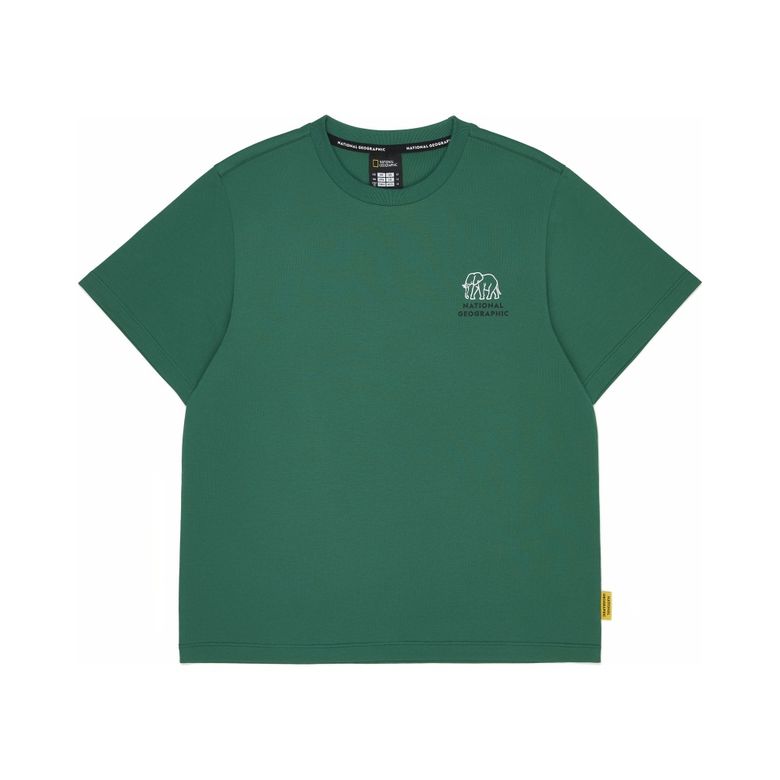 K265UTS950 동물 실루엣 반팔 티셔츠 GREEN