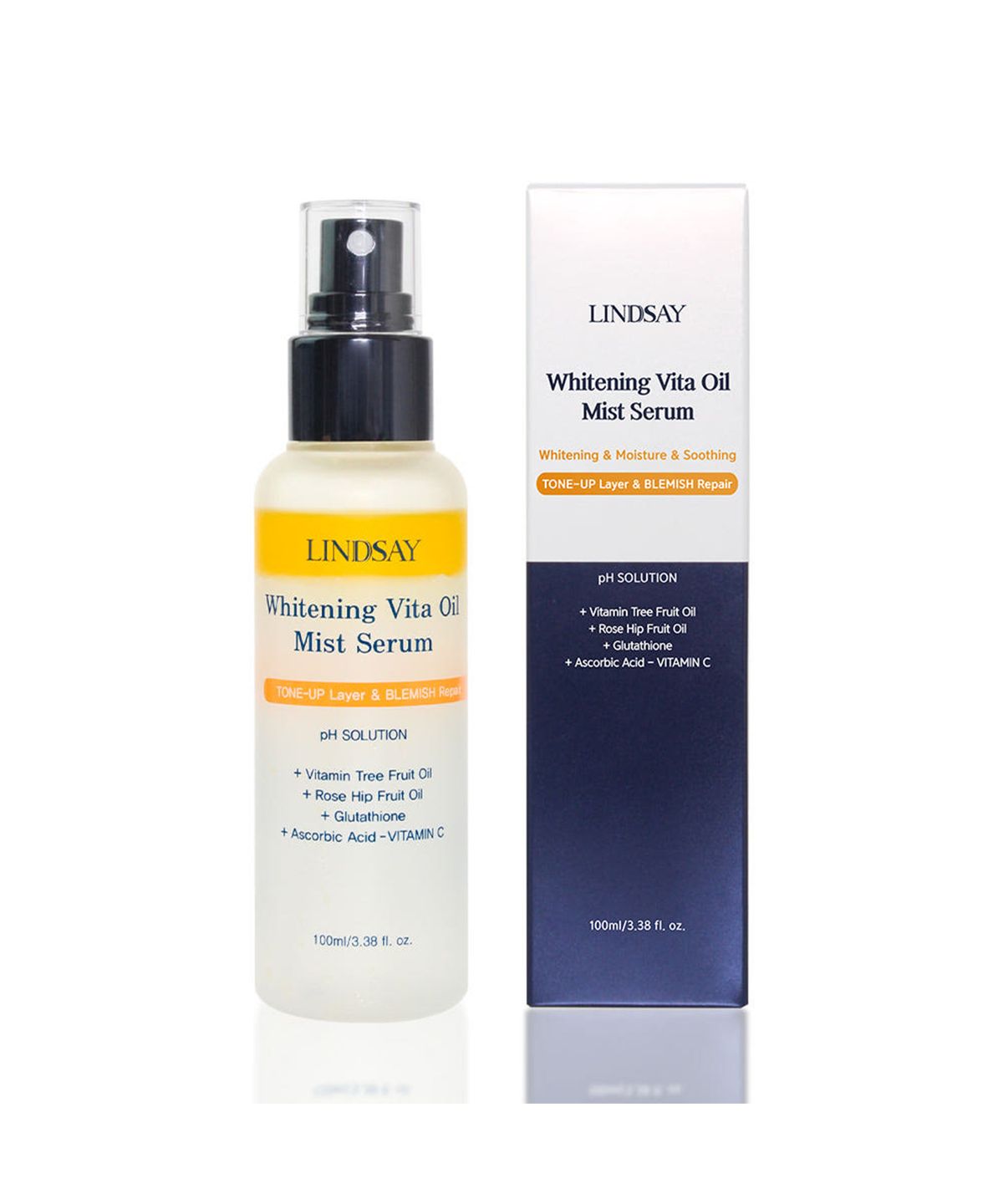 린제이(LINDSAY) 메이커픽서 마데카 승무원 화이트닝 수분 비타 오일 광채 미스트 세럼 100ml