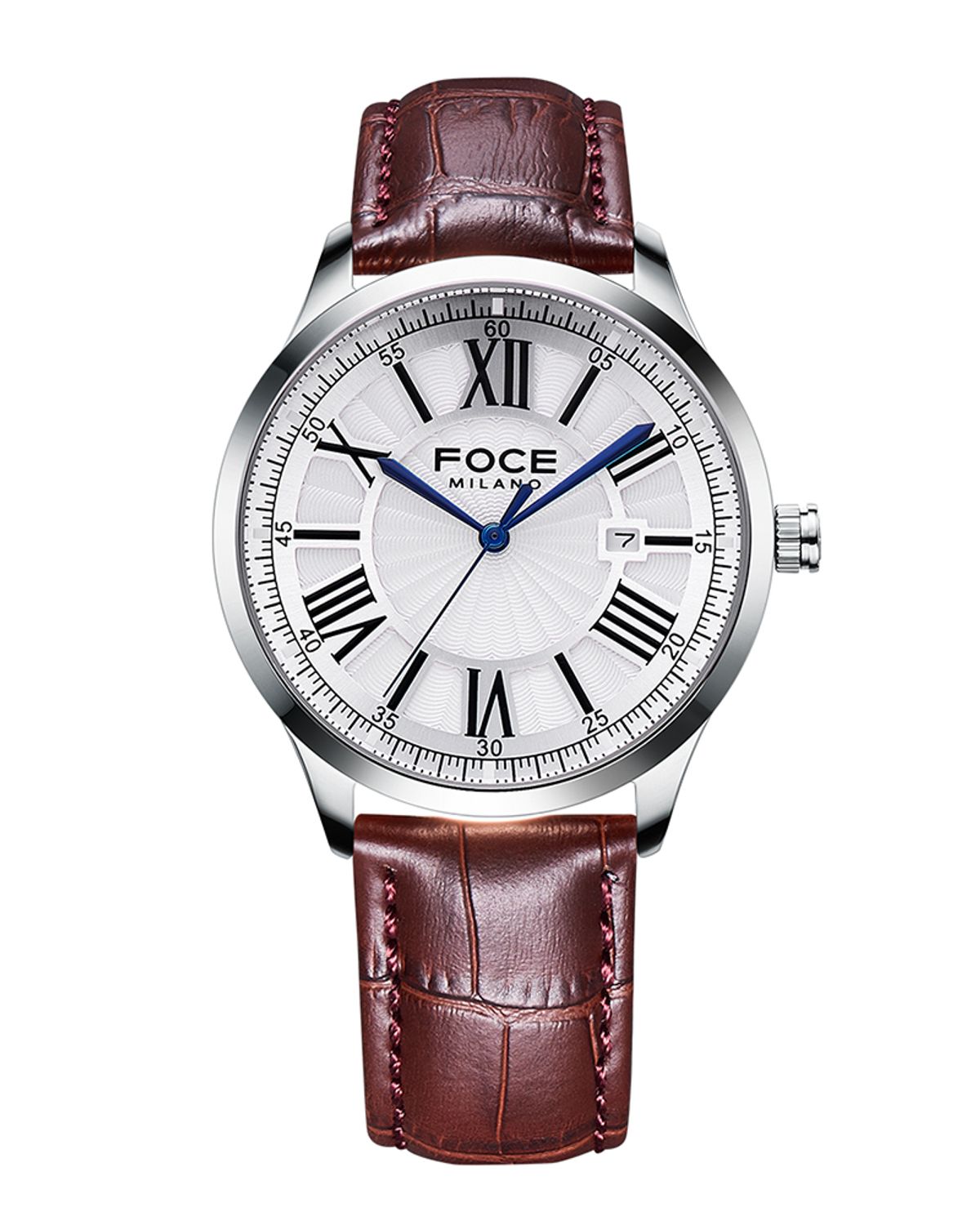 포체(FOCE) 포체밀라노 40mm 남성 가죽시계 FM5879GL-WH