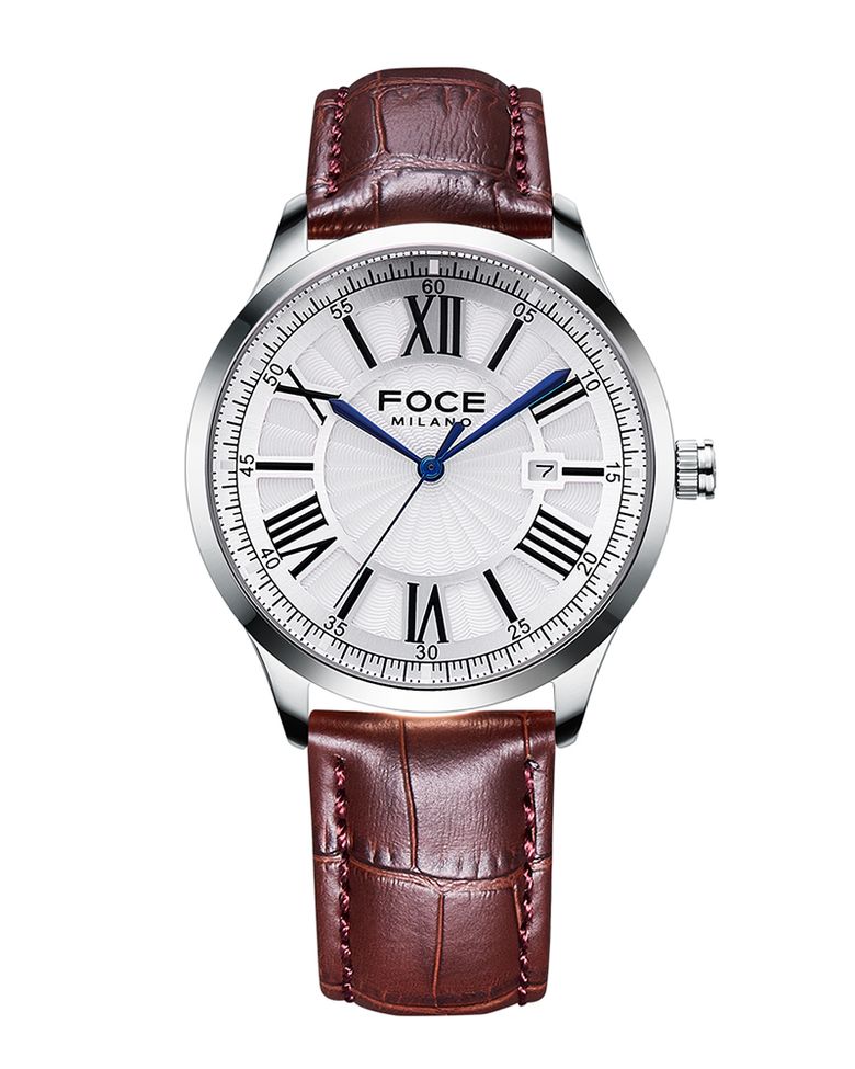 포체밀라노 40mm 남성 가죽시계 FM5879GL-WH