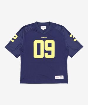 Mesh Football Jersey Navy M