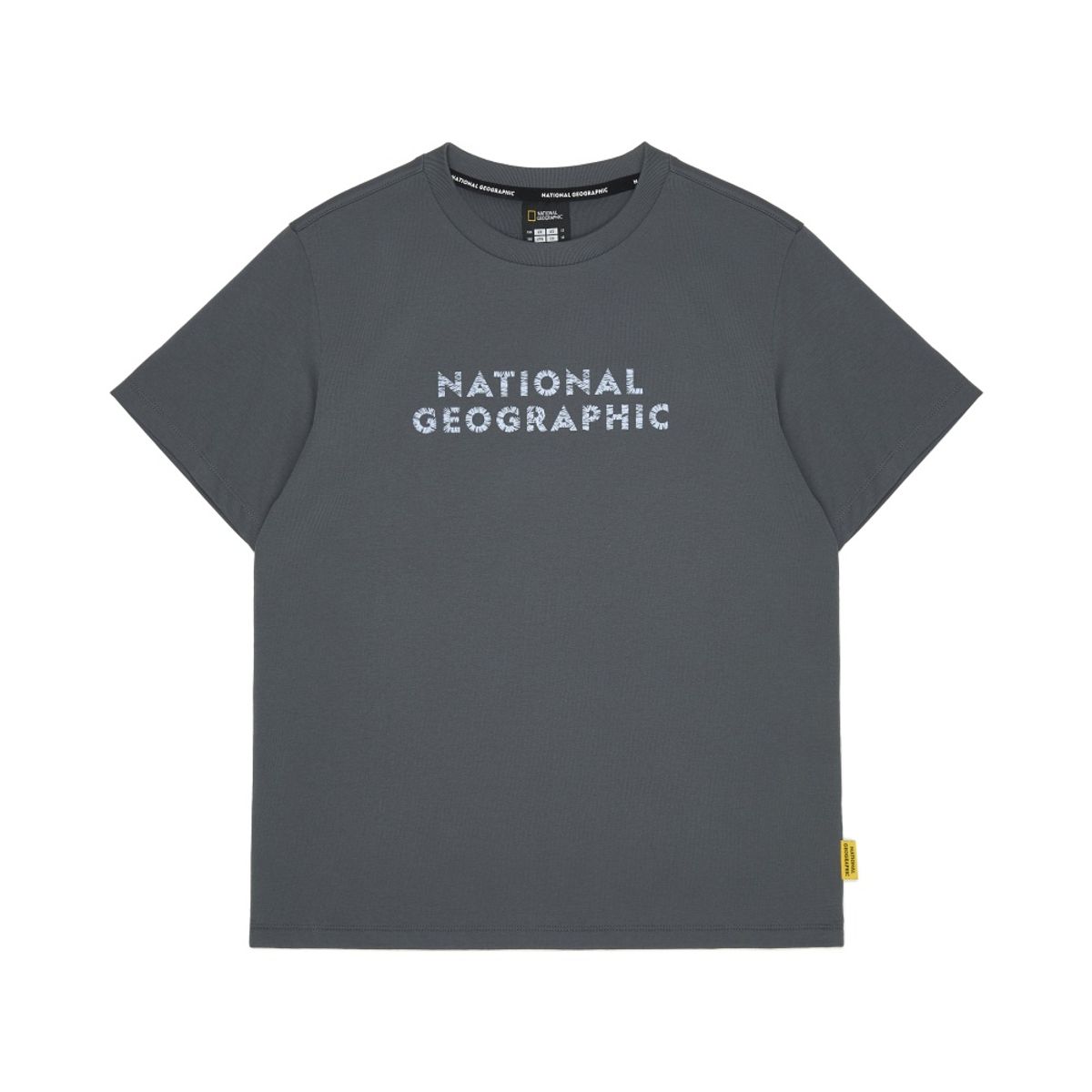 내셔널지오그래픽 키즈(NATIONAL GEOGRAPHIC KIDS) K265UTS940 빅로고 반팔 티셔츠 D/GREY